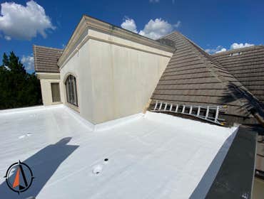 Liquid Applied Roof Coating - Northmen Roofing - Lake Nona & Delaney Park, FL AMERICAN WEATHERSTAR FLAT ROOF RESTORATION LIQUID COATING
Another day, 