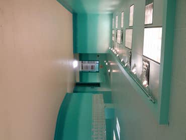 Manta Cuts "Kids Hair Salon" Commercial Renovation An under water scene paint job and sand color flake floor for a beautiful completed commercial renov