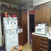 Old Frig & Pantry Cabinets