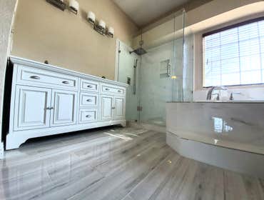 Photos by TruBlue House Care of Allen #3 Bathroom Remodel