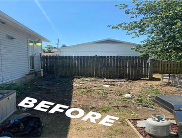 Lumber Deck Ranson Ripped out an old deck and parts of her fence and replaced with a fresh deck.