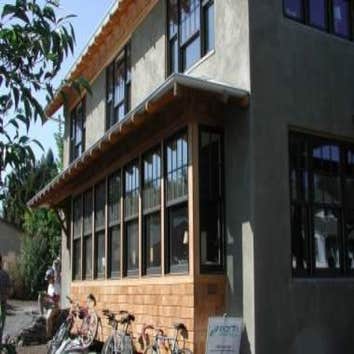 2003 Green Project of the Year This home is constructed of Insulated Concrete Forms, has radiant concrete floors on the main level, and has a rain wate