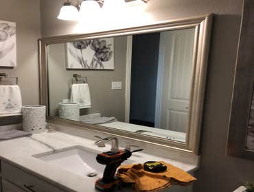 BATHROOM MIRROR FRAMING
