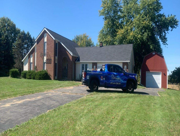 Photos by 614 Exteriors, LLC #6 Completed roof replacement on house & shed