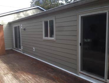 Siding on a 70s ranch style home