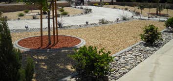 Artificial Turf Installation Before and after pictures for a synthetic turf system.