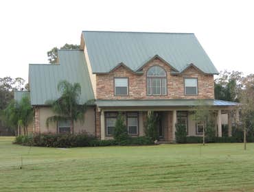 Seamed Metal Roof