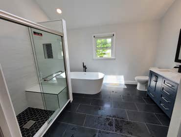 Bathroom renovation A few before and after pictures of one of our bathroom renovations in King of Prussia, PA