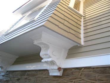 Pennington addition A period addition with modern conveniences. Notice the custom siding and custom trim elements.