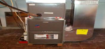 A Guy And A Girl Heating & Cooling Project 2 A system originally installed in 1975 replaced with a 92% gas furnace and 13 SEER air conditioner in Fores