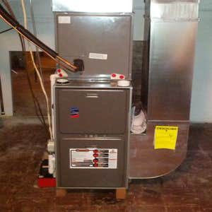 A Guy And A Girl Heating & Cooling Project 2 A system originally installed in 1975 replaced with a 92% gas furnace and 13 SEER air conditioner in...