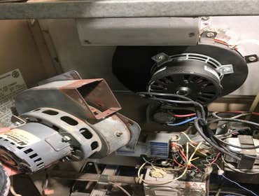 inducer motor replace