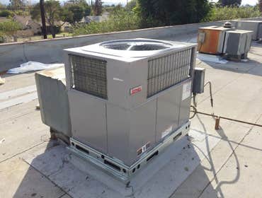 Package unit installation