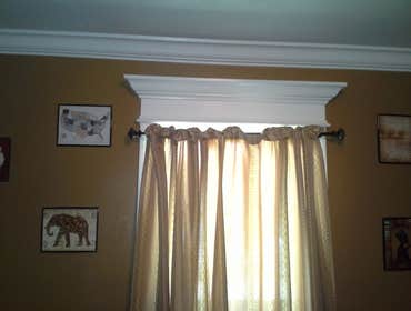 Crown molding, painting, and flooring Installed crown molding in guest room. Installed laminate flooring in guest room. Painted the guest room.