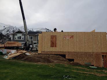 Orondo, WA - Lakehouse Addition Adding 4200 Sq Ft addition to existing 1400 sq ft home above 3 car garage in Orondo, WA