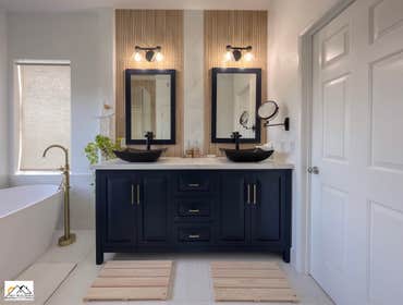 Bathroom's & Home Remodeling Our lovely client got to us through a referral, and requested to remodel the master bathroom and guest bathroom in a timel