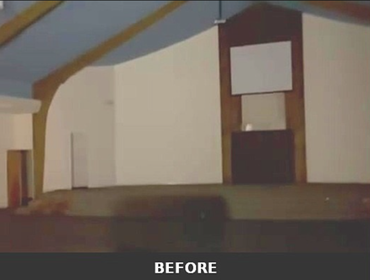 Pre-Abatement Survey — Vacant Church, Dallas TX. Asbestos-containing drywall, ceiling texture, flooring throughout. DSHS License 801291