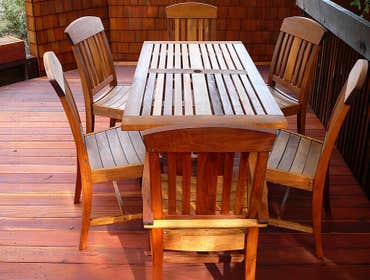 Redwood Deck & Shingle Siding