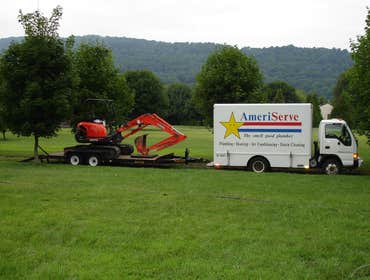 Ameriserve Truck and excavator