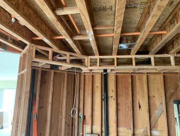 Photos by Tavolazzi Construction Co #24 Bonita Kitchen Soffit Framing