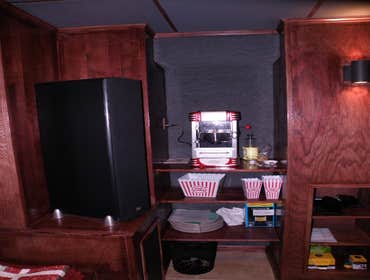 Photos from Vh improvement inc transforms a room in the basement into a media room