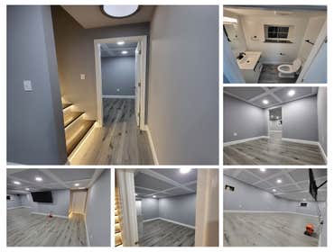 Basement Remodel in North Kingstown with Custom Carpentry This client wanted to add to their already amazing home with additional living space in the b