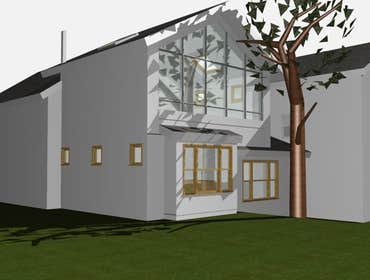 Photos by Ecological Architecture P.A. #14 Master Suite Addition with 2nd floor library addition to home.