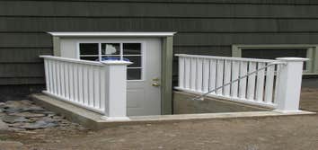 Exterior walk out
