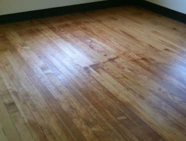 refinished old fir floor