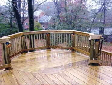 Wood decks