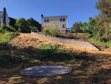 Bethel Park Retaining Wall and Paver Patio