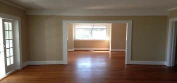 Red pine flooring