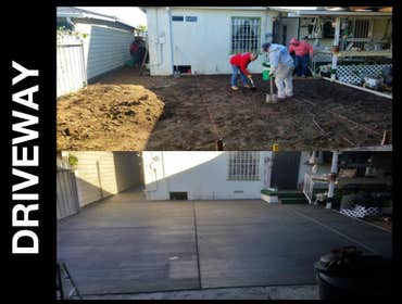 CONCRETE DRIVEWAY