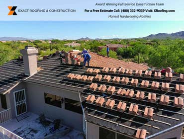 Exact Roofing & Construction - Tile Roofing Company Tile Refelt , Tile Roofing Repair and Replacement Scottsdale AZ, Tile relay, General Contractor, Ro