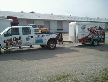 Hauling Tools in Trailer