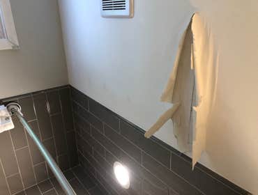 Ceiling leak- before