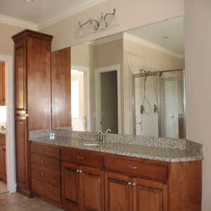 granite top vanity