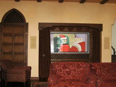 Hiding Flat Panel TV