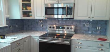 Brookhaven cabinetry in putty