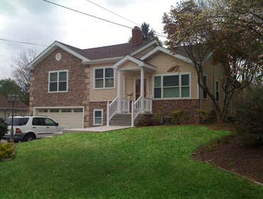 Lawrenceville Residence An extreme makeover project involved additions to the side and back of this small home and remodeling every room inside! The f