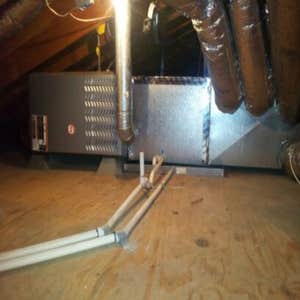 Chris M Attic installation, heating and air