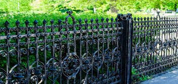 Metal fence