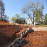 Project in Culpeper VA We constructed the building, installed under ground utilities (water, sewer, storm) and erected the retaining wall. We also did 