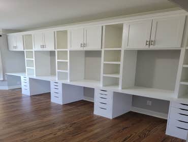 Interior storage/cabinet build