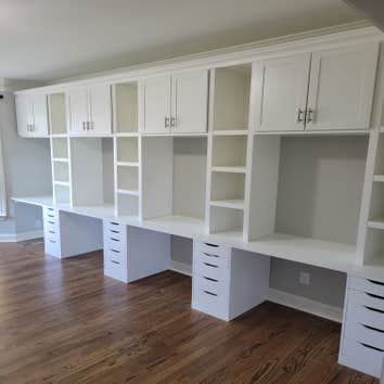 Interior storage/cabinet build