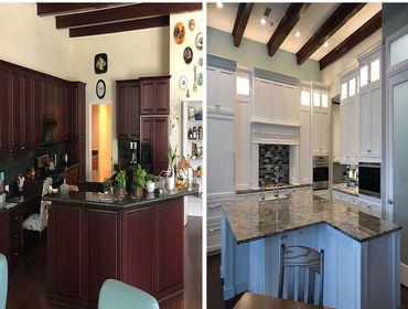 Before and After photos of our Work