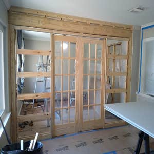 Almost finished room divide