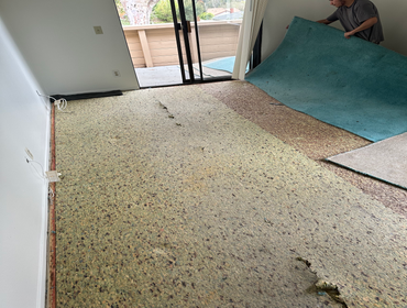 Luxury Vinyl SPC flooring Installation - Ventura Complete tear off old carpet and installing new vinyl flooring with new baseboards