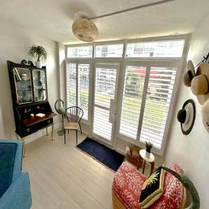 Old into new We love turning old into new! What an upgrade to this quaint little island home—new tile floors, fresh paint, cabinets, granite...