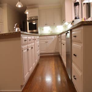 Photos by P&G Painting LLC #1 Strip old paint, prepare the surface by sanding, apply a coat of oil primer and apply two coats of paint with an HVLP...